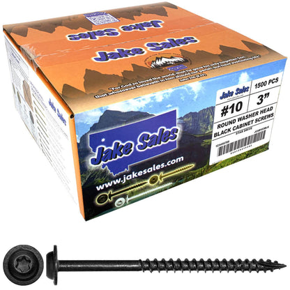 #10 Round Washer Head Truss Head Screw. Torx/Star Drive Head Wood Screws. Multipurpose Cabinet, Furniture, Siding and Trim and General Construction