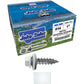 #14 x 1"  Metal ROOFING SCREWS - Hex Washer Head - Self starting/self tapping - EPDM washer. Colored head.