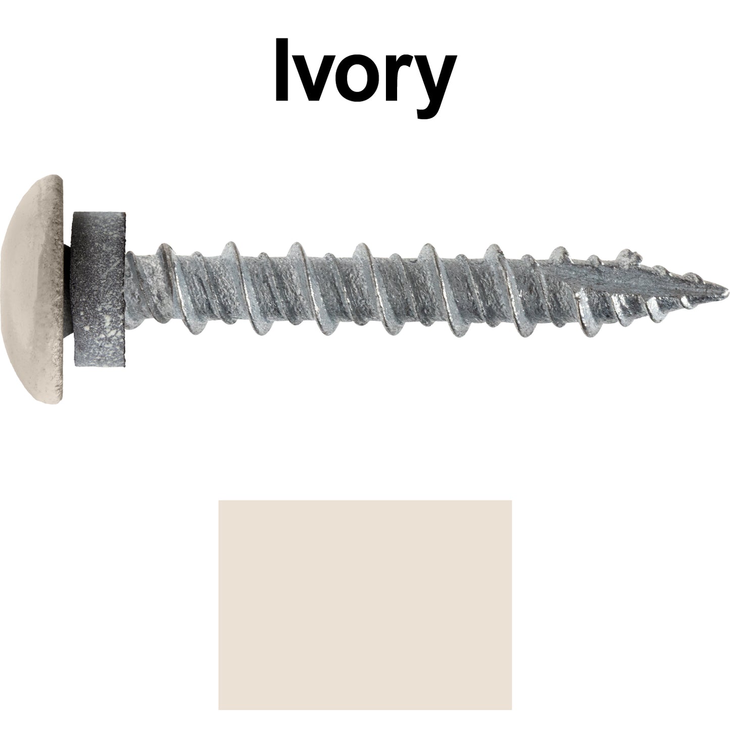 10 x 1-1/2” LOW PROFILE Star Head Roofing Screws - HI-LO Thread - Metal To Wood - T25 Torx Drive Head - EPDM washer