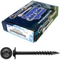 #8 Round Washer Head Truss Head Screw. Torx/Star Drive Head Wood Screws. Multipurpose Cabinet, Furniture, Siding and Trim and General Construction