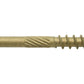 #9 Bronze Star WHITE TRIM HEAD Wood Screw Torx/Star Drive Head- Multipurpose Exterior Coated Torx/Star Drive Wood Screws