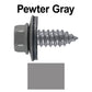 17 x 3/4" Metal Roofing Screws - Metal Panel to Metal Purlins and Recovery Screws - Hex Washer Head - EPDM washer.