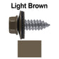 17 x 3/4" Metal Roofing Screws - Metal Panel to Metal Purlins and Recovery Screws - Hex Washer Head - EPDM washer.
