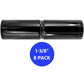 Black Top Rail Sleeve fits Over top rail to join together another top rail of equal diameter. Top Rail Sleeves can also be called a chain link fence Top Rail Connector or Top Rail Adapter