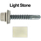 #12x1-1/2" Metal to Metal Type #3 Hex Head Drill Point Metal to Metal Roofing Screws. 9/16" EPDM Washer (250 Screws)