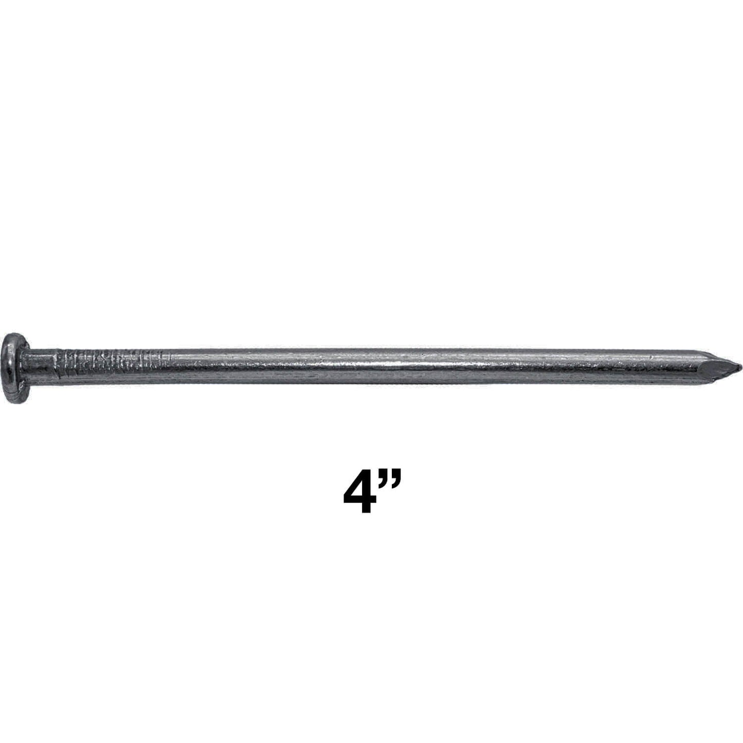 Bright Common Framing Nails - Heavy-Duty Fastener Designed for Interior Construction Applications - Uncoated Carbon Steel with Smooth Shank - Load Bearing Strength