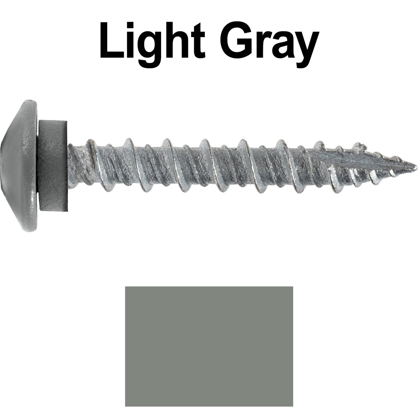 10 x 1-1/2” LOW PROFILE Star Head Roofing Screws - HI-LO Thread - Metal To Wood - T25 Torx Drive Head - EPDM washer