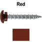 10 x 1-1/2” LOW PROFILE Star Head Roofing Screws - HI-LO Thread - Metal To Wood - T25 Torx Drive Head - EPDM washer