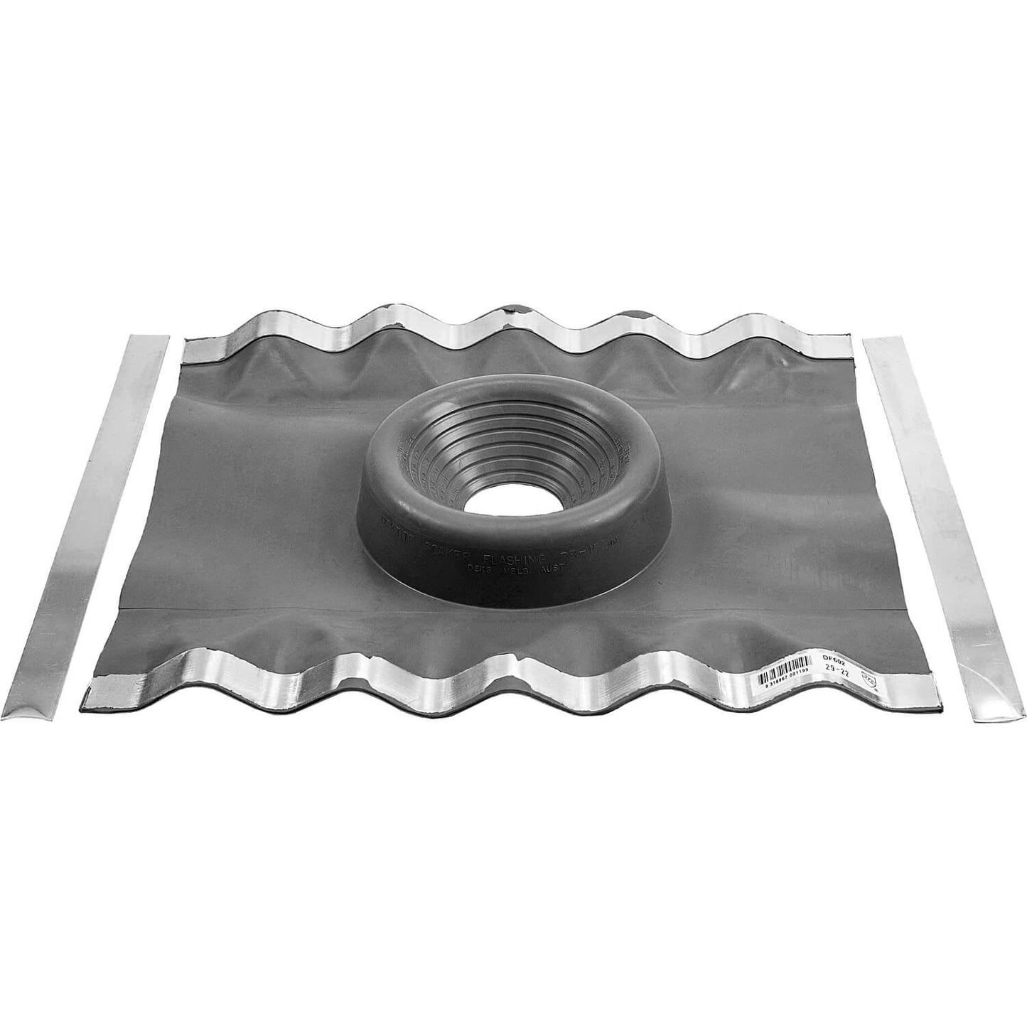 Dektite Low or High Profile R-Panel Roofing. High Temperature and Low Temperature (EPDM) Pipe Flashing For Deep Ribbed Roofing Profiles