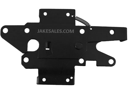 Vinyl Gate Latch for Vinyl, Wood, PVC etc Fencing. Fence Gate Latch w/Mounting Hardware -  Gate Latches have a 90 Degree Bracket Resulting in a Positive Latch to Gate Connection