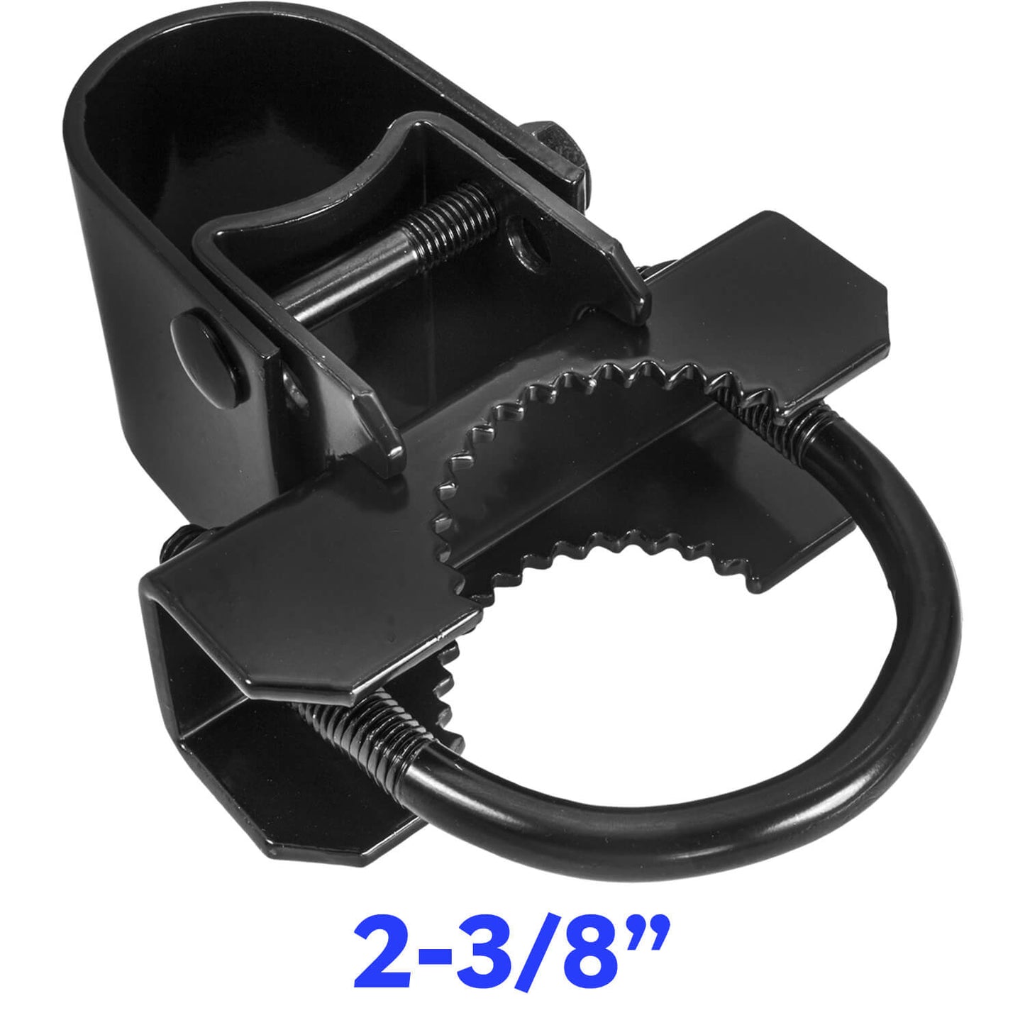BLACK BULL DOG GATE HINGE - Commercial Heavy Duty - Chain Link Fence Gate Hinge