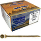 #9 Yellow Zinc Coated General Purpose Wood Screws. Torx/Star Drive Head - Multipurpose Torx/Star Drive Wood Screws