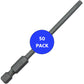 T20 (T-20) Torx/Star Driver Bit - Color Coded Torx/Star Drive Quick Change Shank Bit for Screws and Fasteners Requiring T20 (T-20)