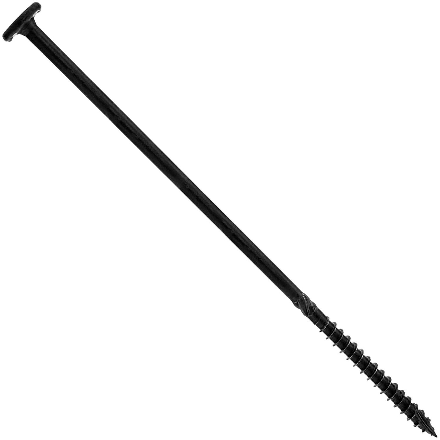 #15 Black Wafer Head Structural Lag Screws. Used for Log Construction, Timber Framing, Laminated Beams and Pole Barns Among Other Uses. T-30 Torx/Star Drive