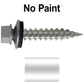 #9 x 1" Stainless Steel Metal Roofing Screws - Hex Washer Head - Self-Piercing (SP) tip metal to wood siding screws. EPDM washer. Colored head.