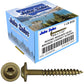#10 Round Washer (Modified Truss) Head Screw Torx/Star Drive Head Wood Screw, Multipurpose Wood Screws for Construction, Cabinets and Furniture.
