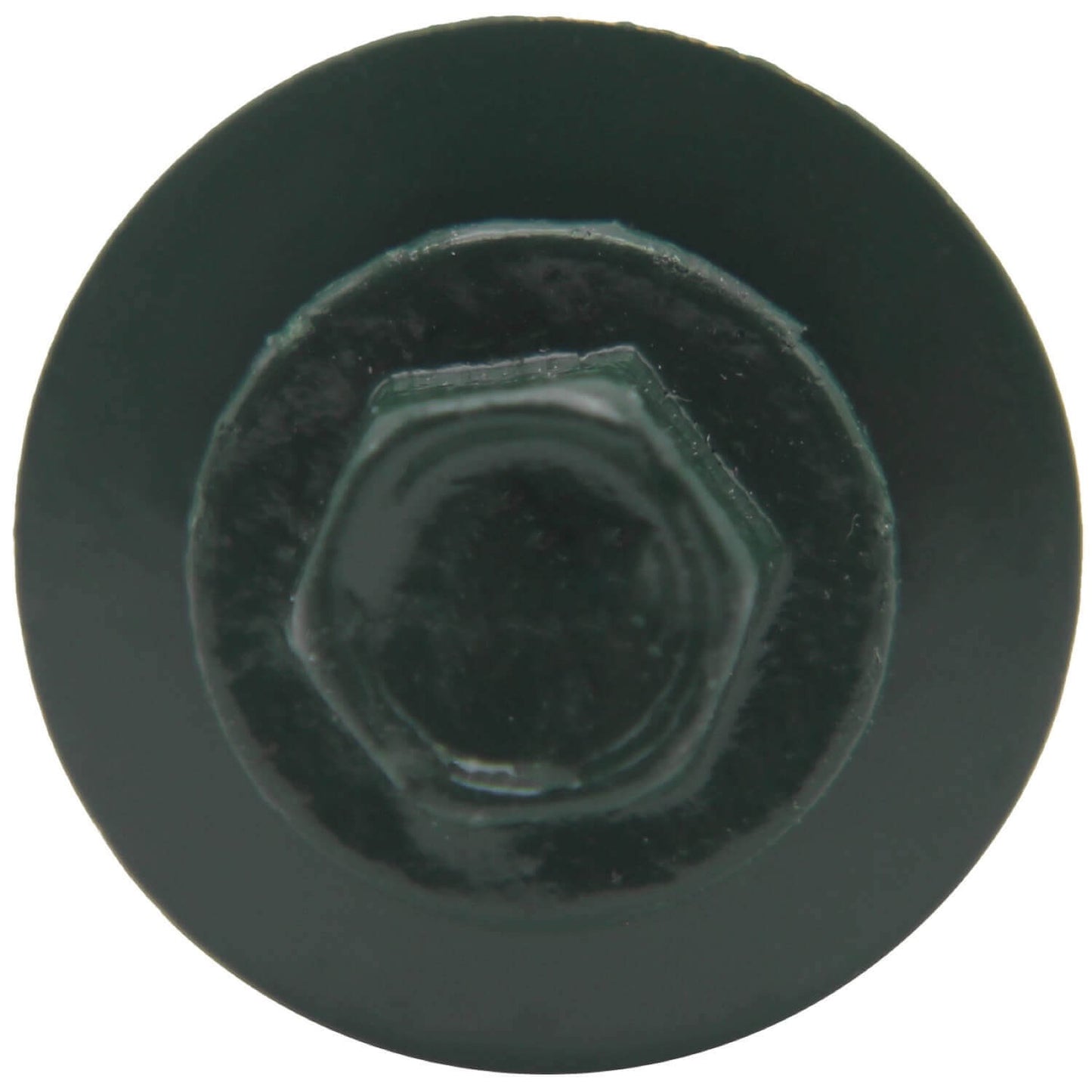 #10 X 1" HI-LO Zinc Aluminum Cap Metal Roofing Screws - Hex Washer Head - Self starting/self tapping - EPDM washer. Colored head.