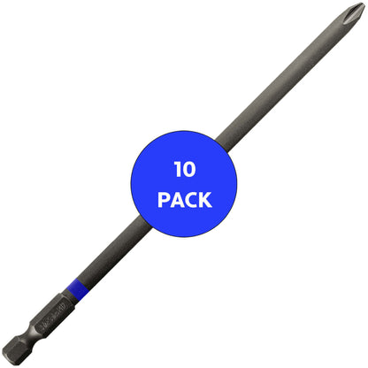 Phillips Driver Bits - with 1/4" Quick Change Shank
