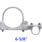 Chain Link Fence 180 Degree Commercial Duty Gate Hinge - Chain Link Post Gate Hinge - Hinge "U" Bolts Included - 2 Hinge Assy.