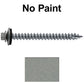 #12 x 2-1/2" RE-GRIP METAL ROOFING SCREWS - Hex Washer Head - Self starting/self tapping - EPDM washer. Colored head.