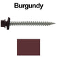 #9 x 2" Stainless Steel Metal Roofing Screws - Hex Washer Head - Self-Piercing (SP) tip metal to wood. EPDM washer. Colored head.