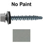 #10 x 1-1/2" Mini Driller Sheet Metal Roofing Screw - Hex Washer Head -  Self starting metal to wood siding screws. EPDM washer. Colored head.