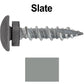 10 X 1" - LOW PROFILE Star Head Roofing Screws - HI-LO Thread - Metal To Wood - T25 Torx Drive Head - EPDM washer.