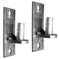 WALL MOUNT FLAT BACK Chain Link Fence Gate Hinge - 5/8 Hinge Pin