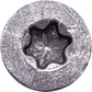 #8 Torx/Star Drive Head - 300 Grade Stainless Steel Torx/Star Drive Wood Screws - Silver Star Stainless Steel Wood Screw