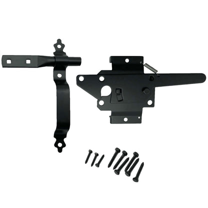 Fence Gate Latch - Two-Way Wood Fence Gate Latch with Handle