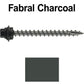 12 X 2-1/2" Metal Roofing Screws For OSB and Plywood - Galvanized Metal to Wood Type 17 Tip - 1/4" Hex Head - Assembled EPDM Washer