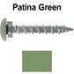 10 x 1-1/2” LOW PROFILE Star Head Roofing Screws - HI-LO Thread - Metal To Wood - T25 Torx Drive Head - EPDM washer