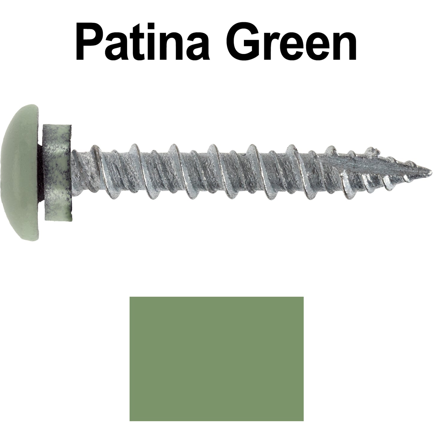 10 x 1-1/2” LOW PROFILE Star Head Roofing Screws - HI-LO Thread - Metal To Wood - T25 Torx Drive Head - EPDM washer