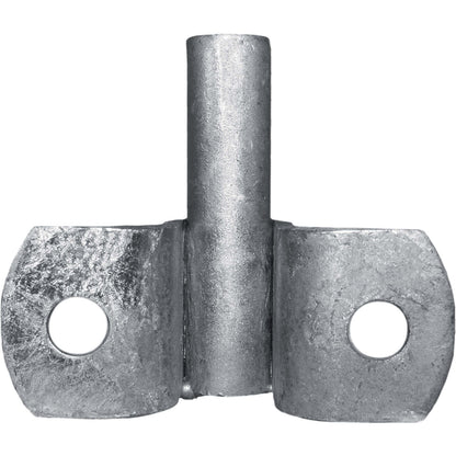 Wood Fence Post Gate Hinge With 5/8 Hinge Pin. Constructed of Heavy Duty Galvanized Steel.