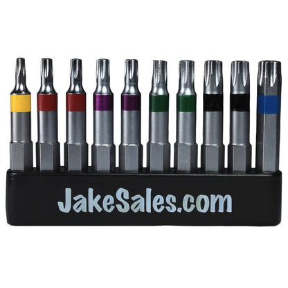 Torx/Star Driver Bit Sets. Quick Change Shanks in One and Two Inch Lengths