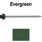 10 x 3” - STAINLESS HEX / ZINC Sheet Metal Roof Screw. Self starting metal to wood siding screws. EPDM washer. Colored head.