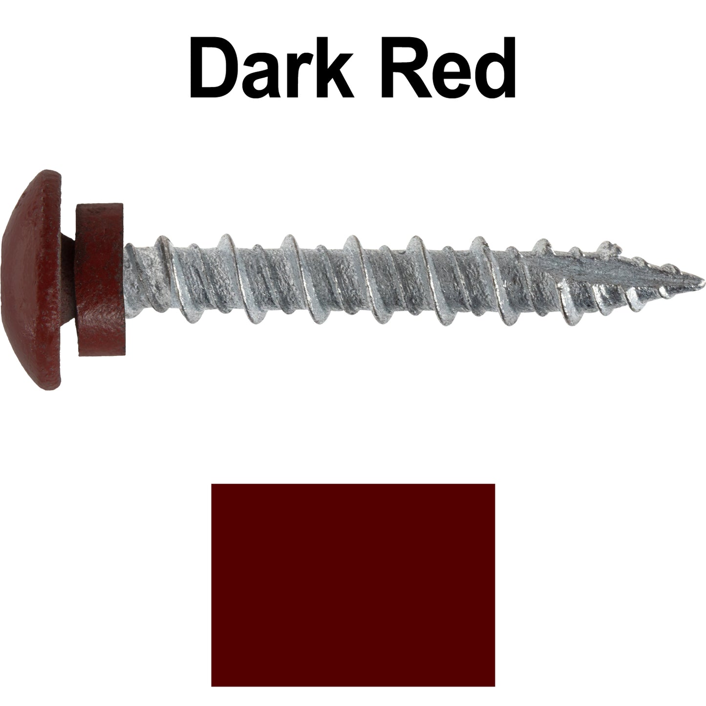 10 x 1-1/2” LOW PROFILE Star Head Roofing Screws - HI-LO Thread - Metal To Wood - T25 Torx Drive Head - EPDM washer