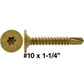 #10 Self Drilling Wafer Head Screws -  Wood to Metal - Self Tapping Star/Torx TEK Screw