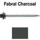 10 x 2-1/2” - STAINLESS HEX / ZINC Sheet Metal Roof Screw. Self starting metal to wood siding screws. EPDM washer. Colored head.