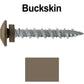 10 x 1-1/2” LOW PROFILE Star Head Roofing Screws - HI-LO Thread - Metal To Wood - T25 Torx Drive Head - EPDM washer