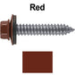 17 x 1-1/2 Metal Roofing Screws - Metal Panel to Metal Purlins and Recovery Screws - Hex Washer Head - EPDM washer.
