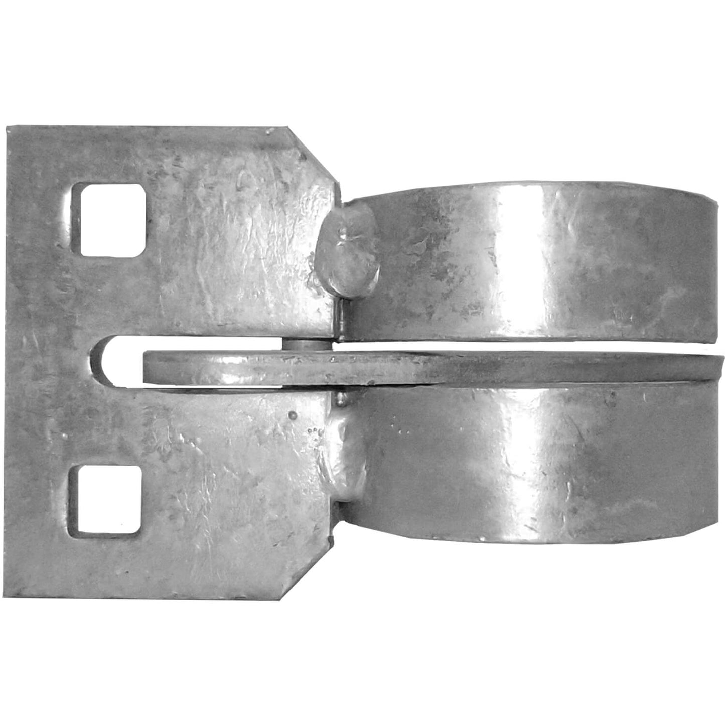 ROLLING OFFSET LATCH - "LOCK N' LATCH": (for 1-5/8" to 1-7/8") Chain Link Fence Gate Offset Latch (Rolling, Sliding, or Cantilevered Gate Latch)