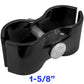 Black Powder Coated Chain Link Fence Panel Clamps with Bolts & Nuts - Saddle Clamps for Dog Kennels and Temporary Fencing
