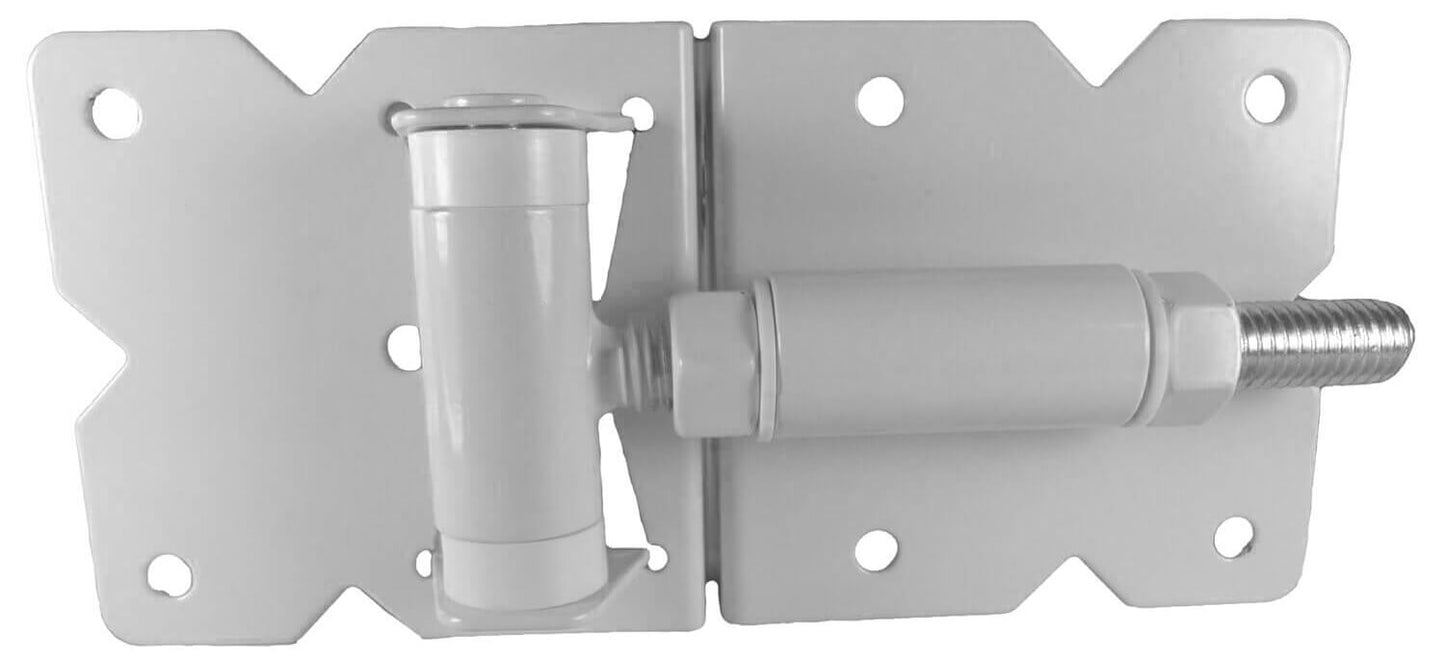 Vinyl Gate Hinges - For Vinyl, PVC or Plastic Fencing. Vinyl Fence Gate Hinges w/Mounting Hardware. Available in Standard, Self-Closing and Stainless Steel