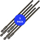 T25 (T-25) Torx/Star Driver Bit - Color Coded  Torx/Star Drive Quick Change Shank Bit for Screws and Fasteners Requiring T25 (T-25) Size Bits