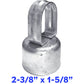 Galvanized Pressed Steel Chain Link Fence Loop Cap (Eye Top)