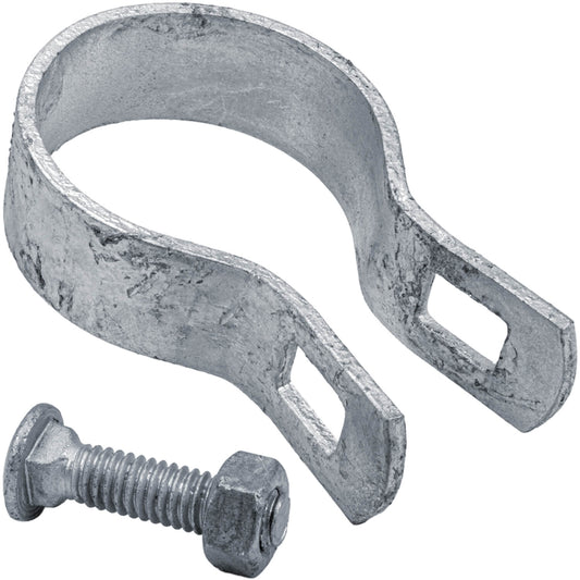Galvanized Brace Band for Chain Link Fence - Rail End Bracket