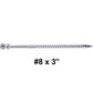 Finish Head Stainless Steel Wood Screw - Marine Grade 316 Stainless Steel for Exterior and Interior Use
