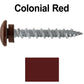 10 x 1-1/2” LOW PROFILE Star Head Roofing Screws - HI-LO Thread - Metal To Wood - T25 Torx Drive Head - EPDM washer