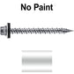 #9 x 2" Stainless Steel Metal Roofing Screws - Hex Washer Head - Self-Piercing (SP) tip metal to wood. EPDM washer. Colored head.